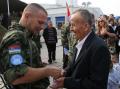 Serbian peace keepers leave for Cyprus